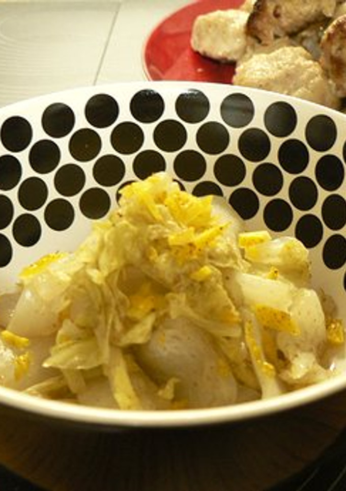 ルクエで白菜のゆず甘酢和え-レシピのメイン写真