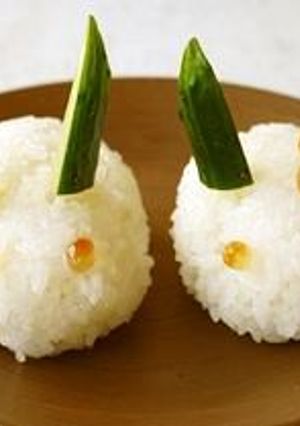 うさぎのおにぎり(キャラ弁＆おせち）-レシピのメイン写真