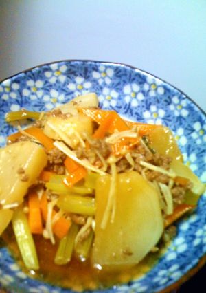 ご飯もりもり☆カブ炒め-レシピのメイン写真