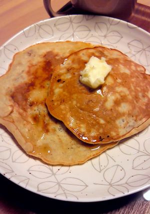 しっとり美味しい！バナナくるみパンケーキ-レシピのメイン写真