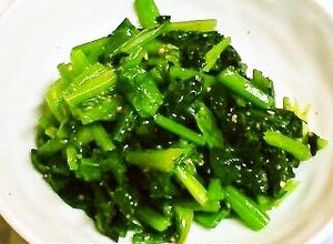 ごま油が美味しい☺ほうれん草ナムル☺-レシピのメイン写真