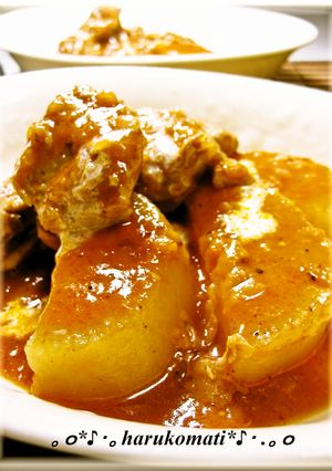 チキンと大根のトマト煮込み-レシピのメイン写真