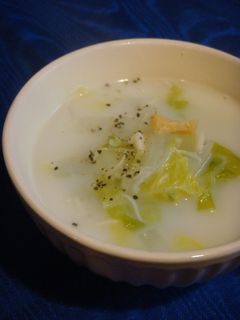 白菜と帆立のミルクスープ-レシピのメイン写真