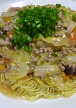 固焼きそばの野菜あんかけ-レシピのメイン写真