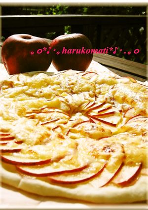 りんごのデザートpizza-レシピのメイン写真