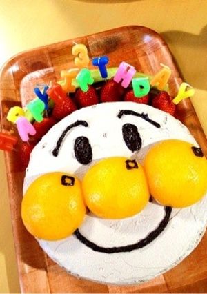 簡単☆アンパンマンケーキ-レシピのメイン写真