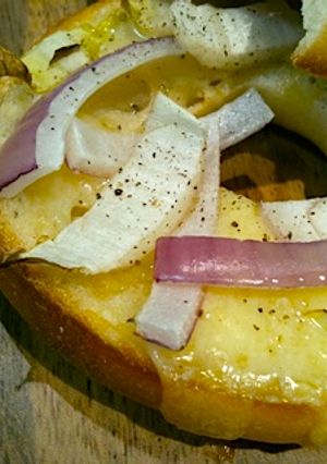チコリチーズベーグル-レシピのメイン写真