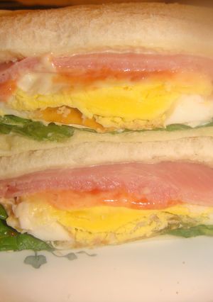 簡単にランチ☆ＨＬＥサンドイッチ-レシピのメイン写真