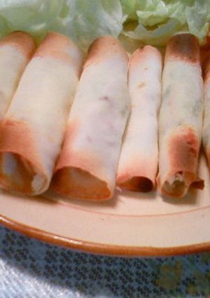 蒸し鶏のパリッと春巻き☆part2-レシピのメイン写真