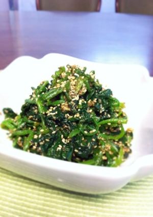 おばぁちゃんの味☆ほうれん草のゴマ和え-レシピのメイン写真