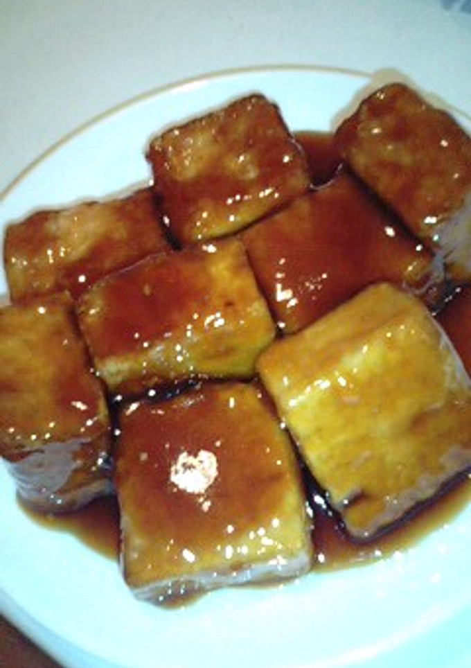 蒲焼き風厚揚げ-レシピのメイン写真