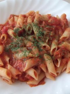 トマトとツナのチーズ風味ペンネ-レシピのメイン写真