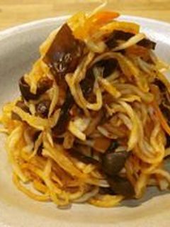 ◆切干大根とキクラゲのキムチ炒め◆-レシピのメイン写真
