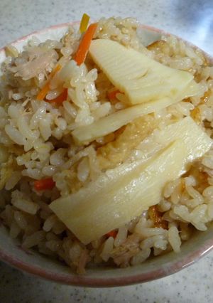 ♪水煮で美味しいたけのこご飯♪-レシピのメイン写真