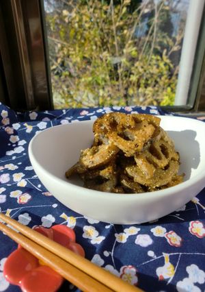 れんこんの粉チーズきんぴら-レシピのメイン写真