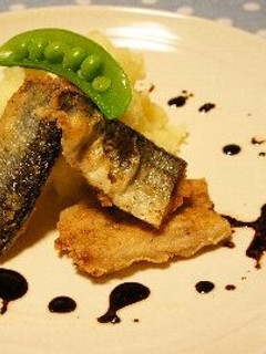 *サンマソテー*肝ソース-レシピのメイン写真