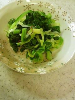 葉もの【簡単・美味】楽々炒め♪-レシピのメイン写真