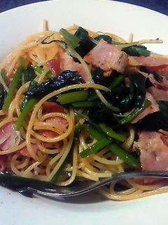 ほうれん草の和風パスタ-レシピのメイン写真