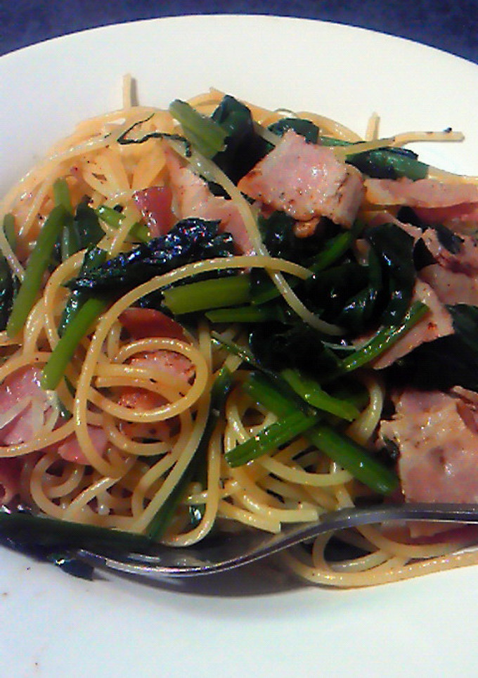 ほうれん草の和風パスタ-レシピのメイン写真