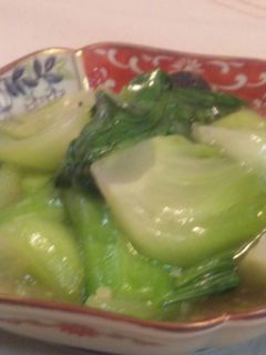 チンゲン菜の 葱生姜炒め-レシピのメイン写真