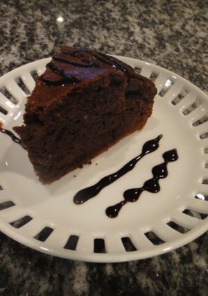 ﾎｯﾄｹｰｷﾐｯｸｽで☆簡単チョコケーキ-レシピのメイン写真