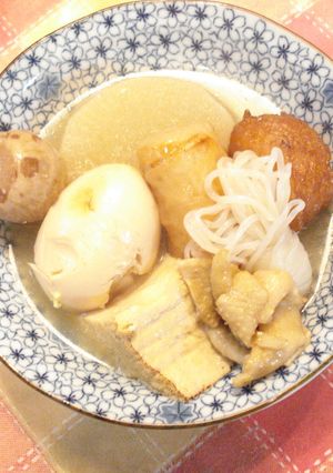 父さん大好き！若鶏皮入りおでん！-レシピのメイン写真