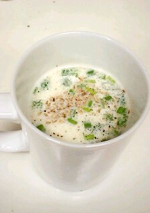 朝食夜食にレンジで☆お一人様ミルクスープ-レシピのメイン写真