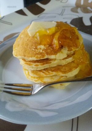 我が家のパンケーキ☆強力粉Ver.-レシピのメイン写真