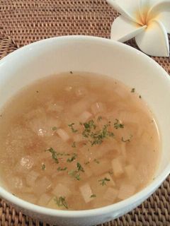 ☆ジンジャーねぎ コンソメスープ☆-レシピのメイン写真