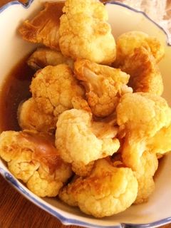 *素揚げdeカリフラワー醤油漬け*-レシピのメイン写真