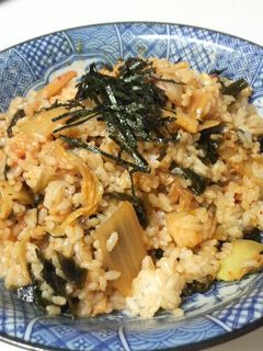 大根の皮とワカメの☆キムオイマヨ混ぜご飯-レシピのメイン写真