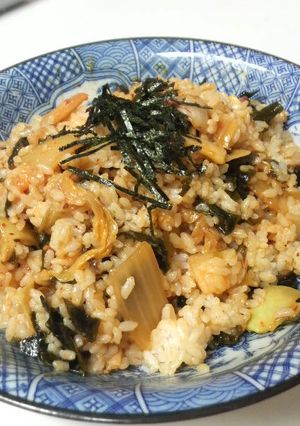 大根の皮とワカメの☆キムオイマヨ混ぜご飯-レシピのメイン写真
