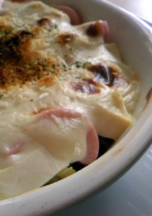 魚(ぎょっ！)と驚く柚子胡椒豆腐グラタン-レシピのメイン写真