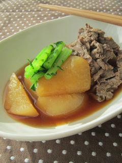 大根と牛肉のにんにく煮-レシピのメイン写真