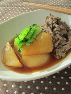 大根と牛肉のにんにく煮-レシピのメイン写真