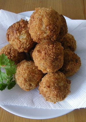 残り物の、カレーライス・ボール-レシピのメイン写真