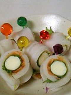 しそチーちくわ-レシピのメイン写真