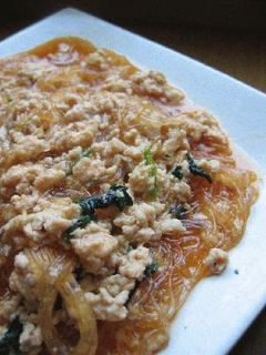 鳥ひき肉と春雨の煮込み-レシピのメイン写真