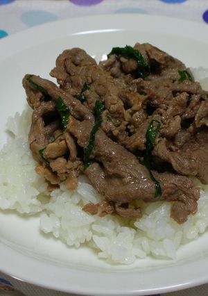 牛しそバター丼-レシピのメイン写真