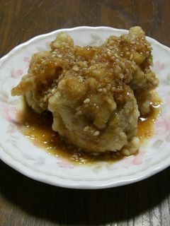 ごまだれで食べるから揚げ-レシピのメイン写真