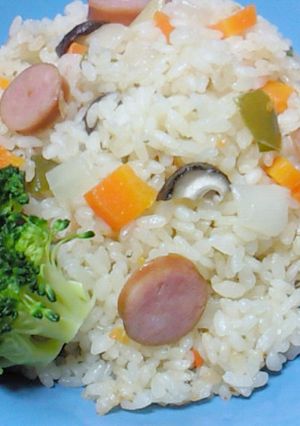 簡単ピラフ♪　☆男の子料理☆-レシピのメイン写真