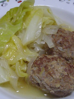 肉団子とキャベツの煮込み-レシピのメイン写真