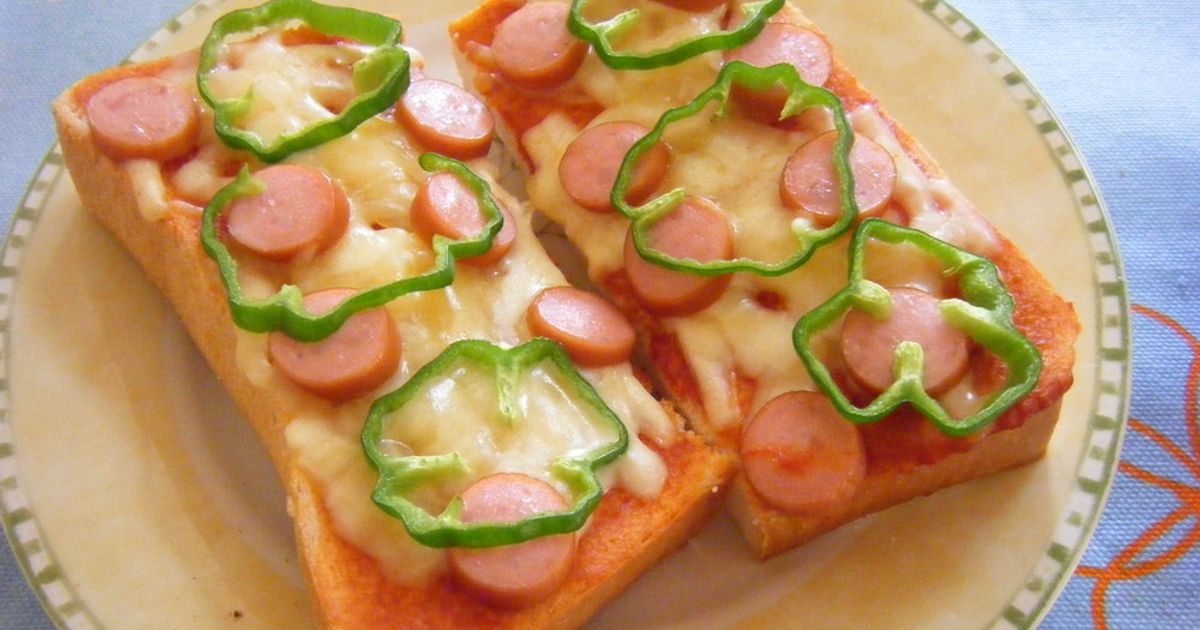 月見ピザトースト by 蒼井つばさ 【クックパッド】 簡単おいしい