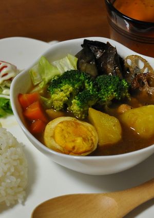 お家で簡単♪大地の恵みスープカレー-レシピのメイン写真