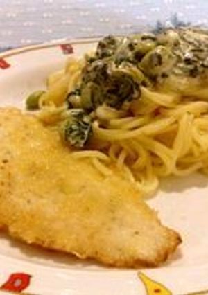 枝豆とホウレン草のクリームチーズパスタ-レシピのメイン写真