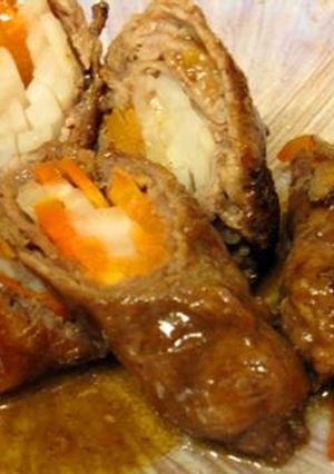 箸が止まらない★牛肉の野菜巻き焼き-レシピのメイン写真