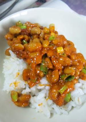 コチュジャンで韓国風納豆-レシピのメイン写真