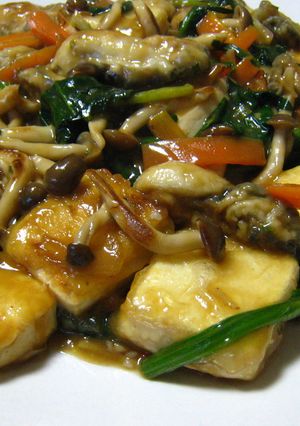 カキと豆腐うま煮no中華風-レシピのメイン写真