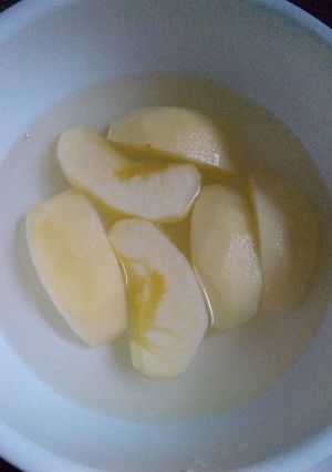簡単りんごの変色止め！-レシピのメイン写真