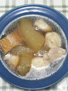 冬瓜と鳥のつくねの煮物 とろみなし-レシピのメイン写真
